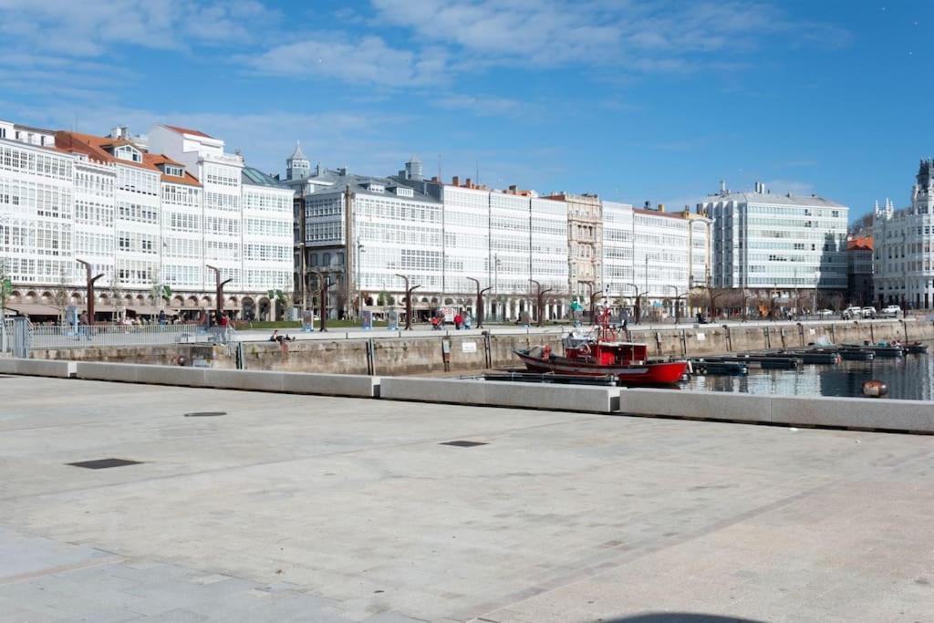 Апартаменты Galeria En La Marina Ла-Корунья Экстерьер фото